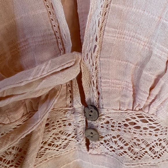 NWT Free People 100% Cotton Maxi Slit Dress - Picture 4 of 12